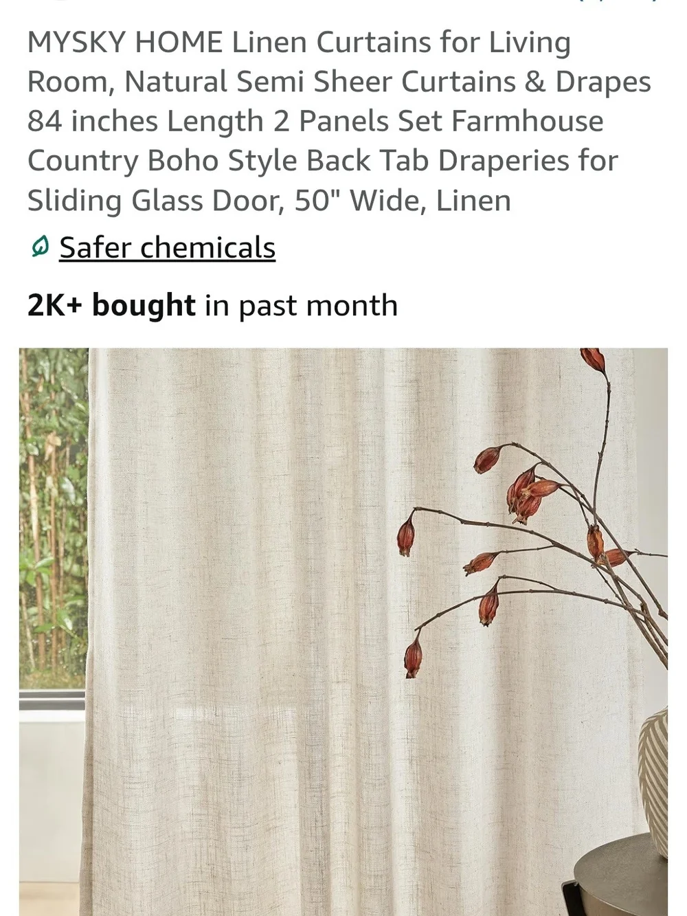NEVER USED: Linen-Texture Wall Tapestry in Ivory